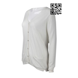 CAR024 Design female cold jacket  Solid color cold coat  V-neck cardigan jacket  Cold jacket supplier cardigan sweater white CAR024 Design female cold jacket  Solid color cold coat  V-neck cardigan jacket  Cold jacket supplier cardigan sweater white